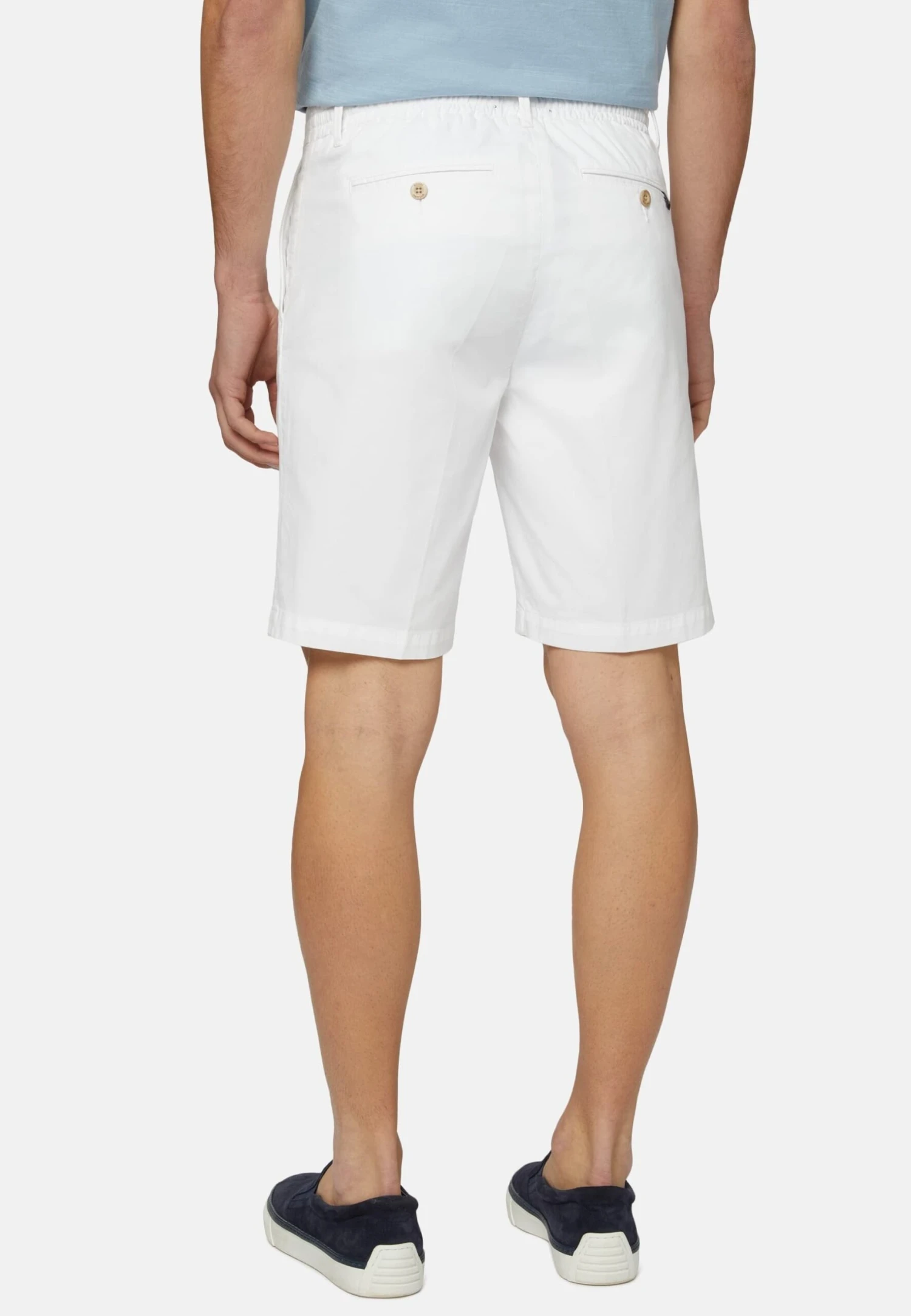 Stretch Summer Bermuda- Shorts - White 5 Stretch Summer Bermuda- Shorts - White - Imagen 3