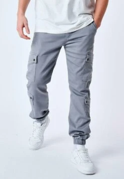 Pantalones Cargo - Gris -Solid Ventas 0208ddfe2edc4518b3d7d660cc0c80e6