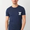 Slim Fit - Camiseta Estampada - Indigo -Solid Ventas 051c4163b7684681a7369dd94839b191