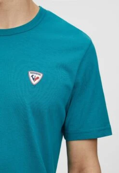 Rossignol Logo Plain Tee - Camiseta Básica - Dark Emerald -Solid Ventas 05824d96736d4038b45f359195a4deb8