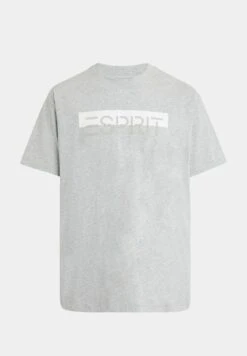 ESPRIT MitLogo-Aufnäher - Camiseta Estampada - Light Grey New 13 ESPRIT MitLogo-Aufnäher - Camiseta Estampada - Light Grey New -Solid Ventas 05d773fd538b426db901f6b61b97f56e