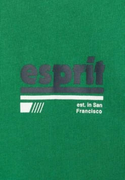 ESPRIT Camiseta Básica - Emerald Green -Solid Ventas 05d8551a7f694fea82f73583edc381ac
