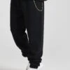 SikSilk Loose Fit Chain- Pantalones Deportivos - Black -Solid Ventas 064693aa0c054d508921767713936101