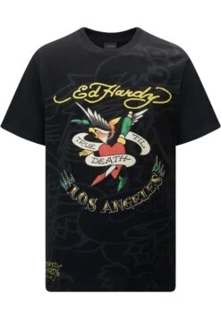 Ed Hardy True-Till-La - Camiseta Estampada - Black -Solid Ventas 07aaa0b3ba804733b2a7070eb33d788d