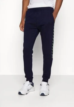 Hummel Staltic Pants - Pantalones Deportivos - Marine/Duck Green