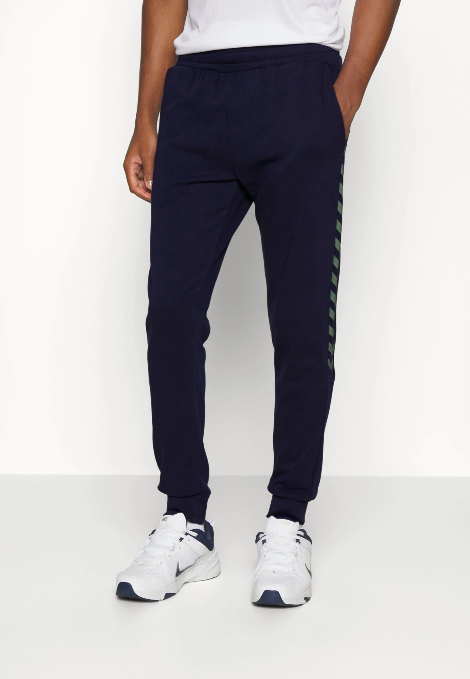 Hummel Staltic Pants - Pantalones Deportivos - Marine/Duck Green 3 Hummel Staltic Pants - Pantalones Deportivos - Marine/Duck Green