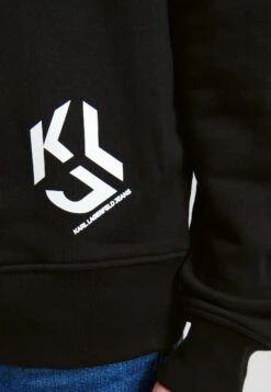 Karl Lagerfeld Jeans Monogram Long Sleeve - Sudadera - Black -Solid Ventas 0bb93d6615a3414fb3cf9393ece1aed9