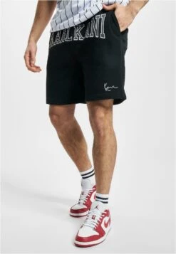 URBAN CLASSICS Herren Km232-006-2 Kk College Signature- Shorts - Black