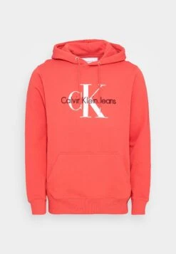 Calvin Klein Jeans Seasonal Monologo Regular- Jersey Con Capucha - Rhubarb Red 10 Calvin Klein Jeans Seasonal Monologo Regular- Jersey Con Capucha - Rhubarb Red -Solid Ventas 11849406d24f48c783ee30223ddb5e3e