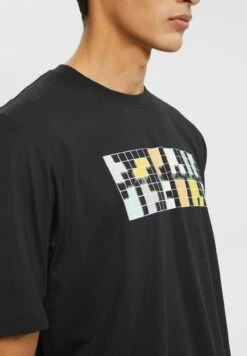 Edc By Esprit Relaxed Fit - Camiseta Estampada - Black -Solid Ventas 118a33a0e38b406ca79ede804422d809