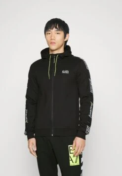 EA7 Emporio Armani Sudadera Con Cremallera - Black