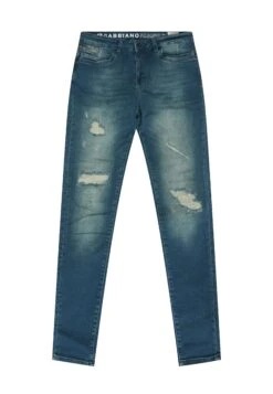 Gabbiano 823517 Ultimo - Vaqueros Slim Fit - Greencast Destroyed -Solid Ventas 1c1774cf7ee54c66bc6a75beceb34fc3