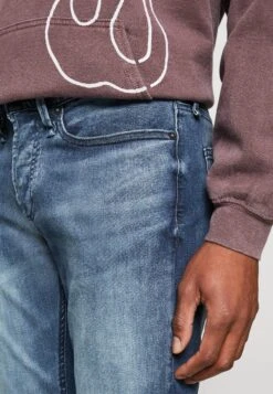 Denham Razor - Vaqueros Slim Fit - Dark Blue -Solid Ventas 1e4e4a34f2f9413bb628cb60f9c0d8d6