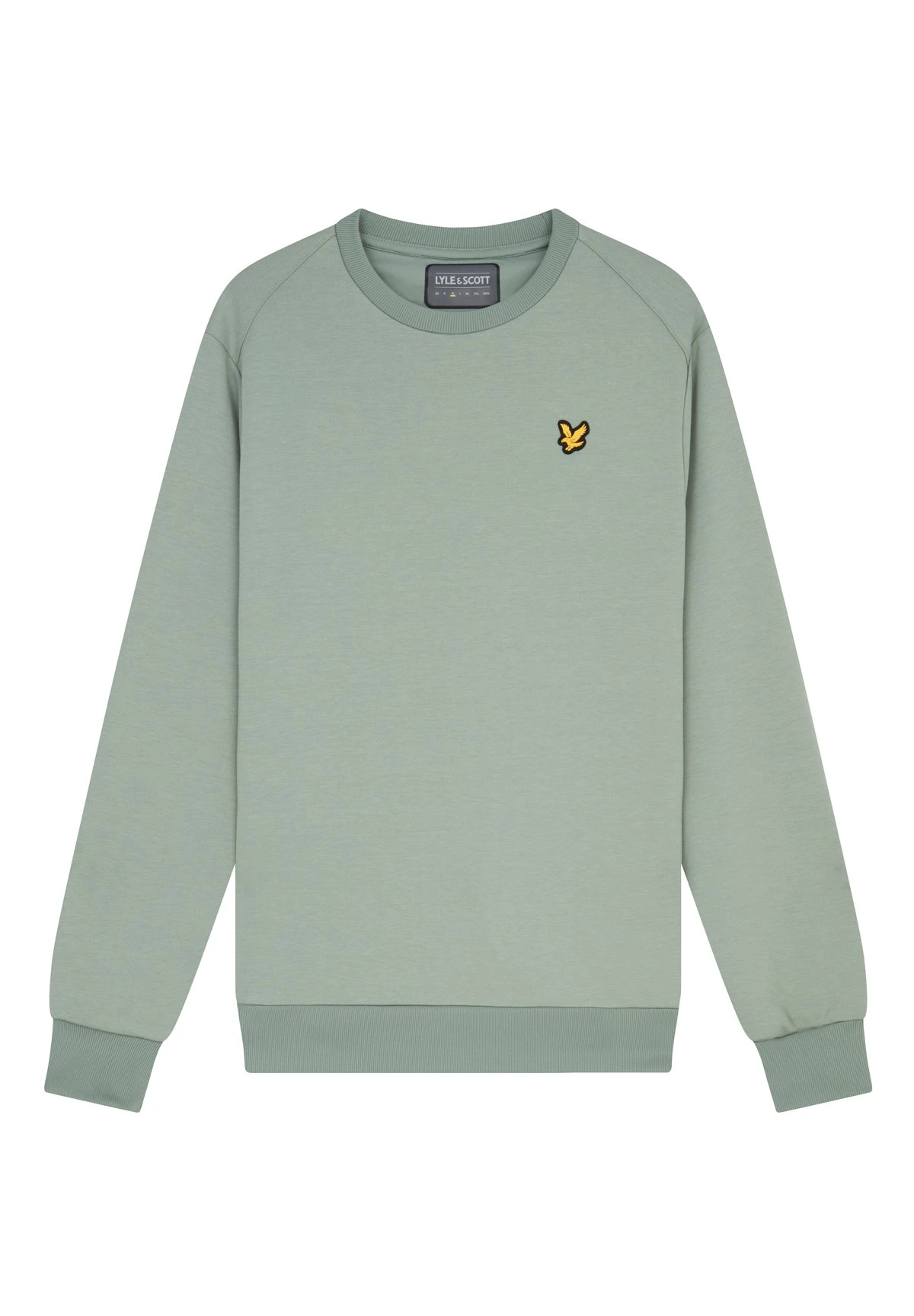 Lyle & Scott Midlayers Crew Neck Fly - Sudadera -Stonewall Green 3 Lyle & Scott Midlayers Crew Neck Fly - Sudadera -Stonewall Green