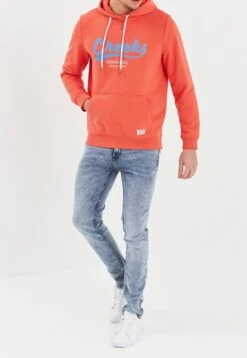 American Inspiration Fashion Cool Easy - Jersey Con Capucha - Light Orange