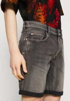 Redefined Rebel Stockholm- Shorts Vaqueros - Mejor Black -Solid Ventas 2137d21b0f3546fe8950421defca747c