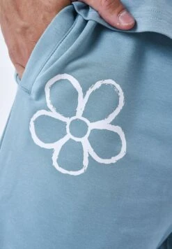 All Over Esquisse Fleurie - Pantalones Deportivos - Bleu/Gris -Solid Ventas 22c128e8eacc42508045b57d32727042