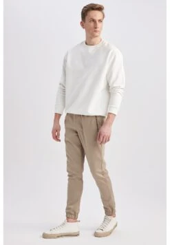 DeFacto Standart Fit - Pantalones - Beige -Solid Ventas 2386195ed69942e183a2b53b75095112