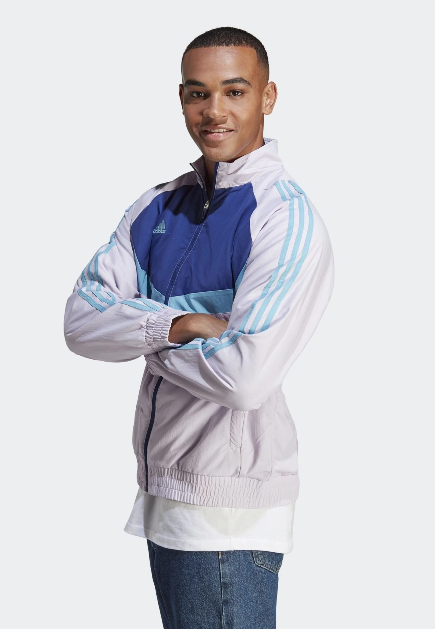 Adidas Sportswear Chaqueta De Entrenamiento - Silver Dawn 5 Adidas Sportswear Chaqueta De Entrenamiento - Silver Dawn - Imagen 3