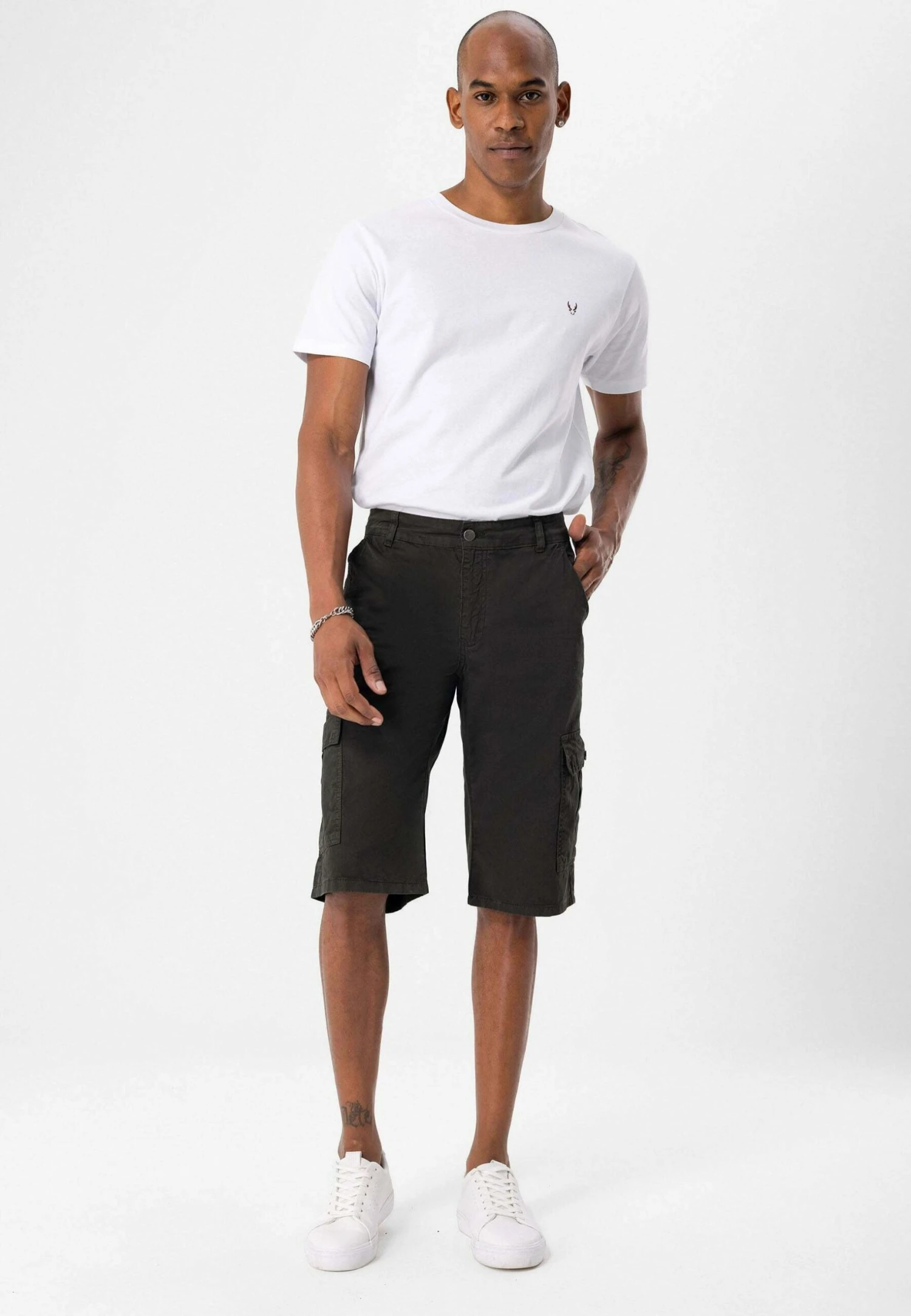 Shorts Vaqueros - Khaki 6 Shorts Vaqueros - Khaki - Imagen 4