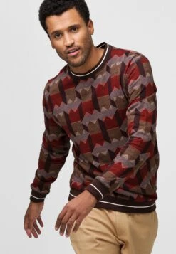 Pray Up Stay Up With Geometric Pattern - Sudadera - Brown
