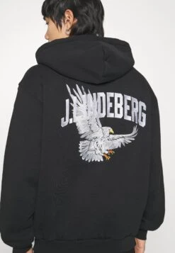 J.Lindeberg Karson Graphics Hoodie - Sudadera - Black -Solid Ventas 38ad81d62ff54137a18fb4f23b76625c