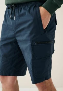 Next Drawstring Waist Tech Standard - Shorts - Navy Blue -Solid Ventas 39d617fd1a4e46d490fc4df413bab426