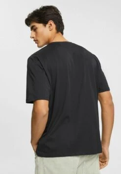 Edc By Esprit Relaxed Fit - Camiseta Estampada - Black -Solid Ventas 3a8c1c63642442f7996c881407a2c61f