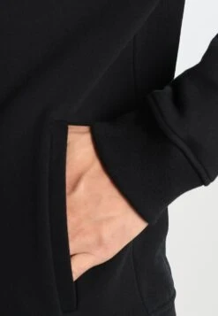 AllSaints Raven - Sudadera Con Cremallera - Black -Solid Ventas 3b497b84d18842619bf5e616476f55c7