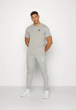 Adidas Sportswear Pantalones Deportivos - Medium Grey Heather -Solid Ventas 3c4ff44f7deb40709d274caeeb71b2e7