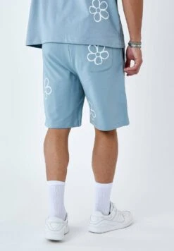 All Over Esquisse Fleurie - Pantalones Deportivos - Bleu/Gris -Solid Ventas 40ac7f232ed042aeac705905bd0acde9