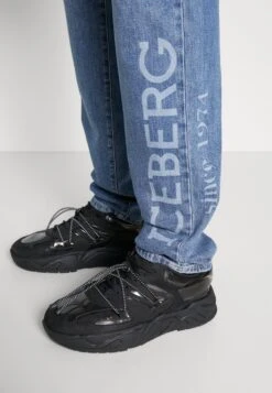 Iceberg Pantalone- Vaqueros Rectos - Indaco -Solid Ventas 4475ab3a5d0448d3a35d5dd6b765c7e0