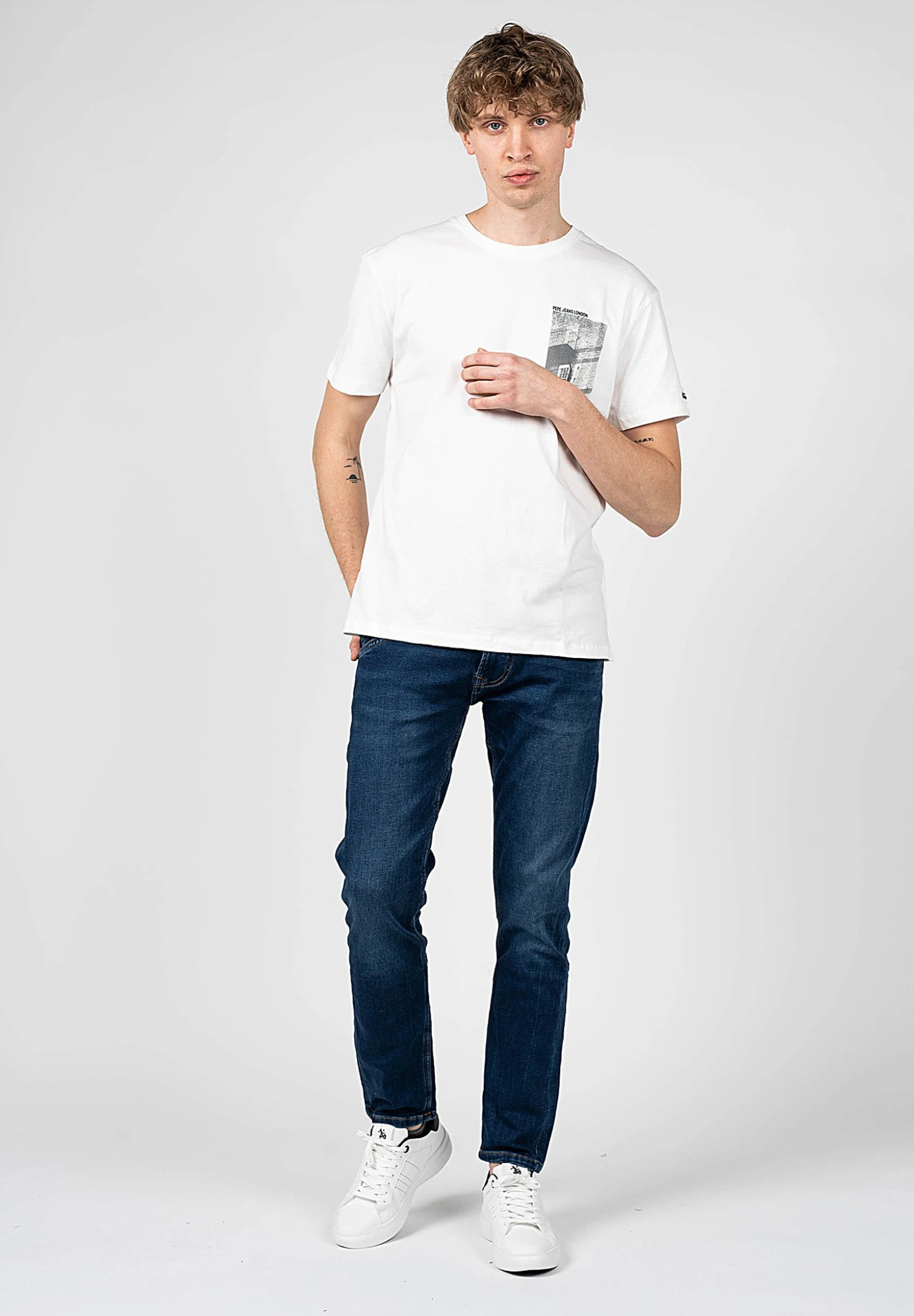 Pepe Jeans Camiseta Estampada - Weiß 4 Pepe Jeans Camiseta Estampada - Weiß - Imagen 2