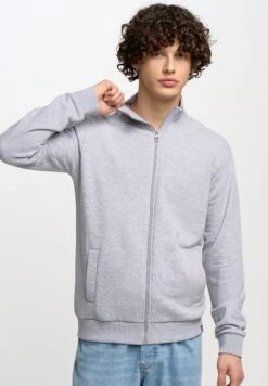 BIG STAR Dunnos - Sudadera Con Cremallera - Grau -Solid Ventas 4ac136e05bed4d5a8ab1d1ee8a1e65d9