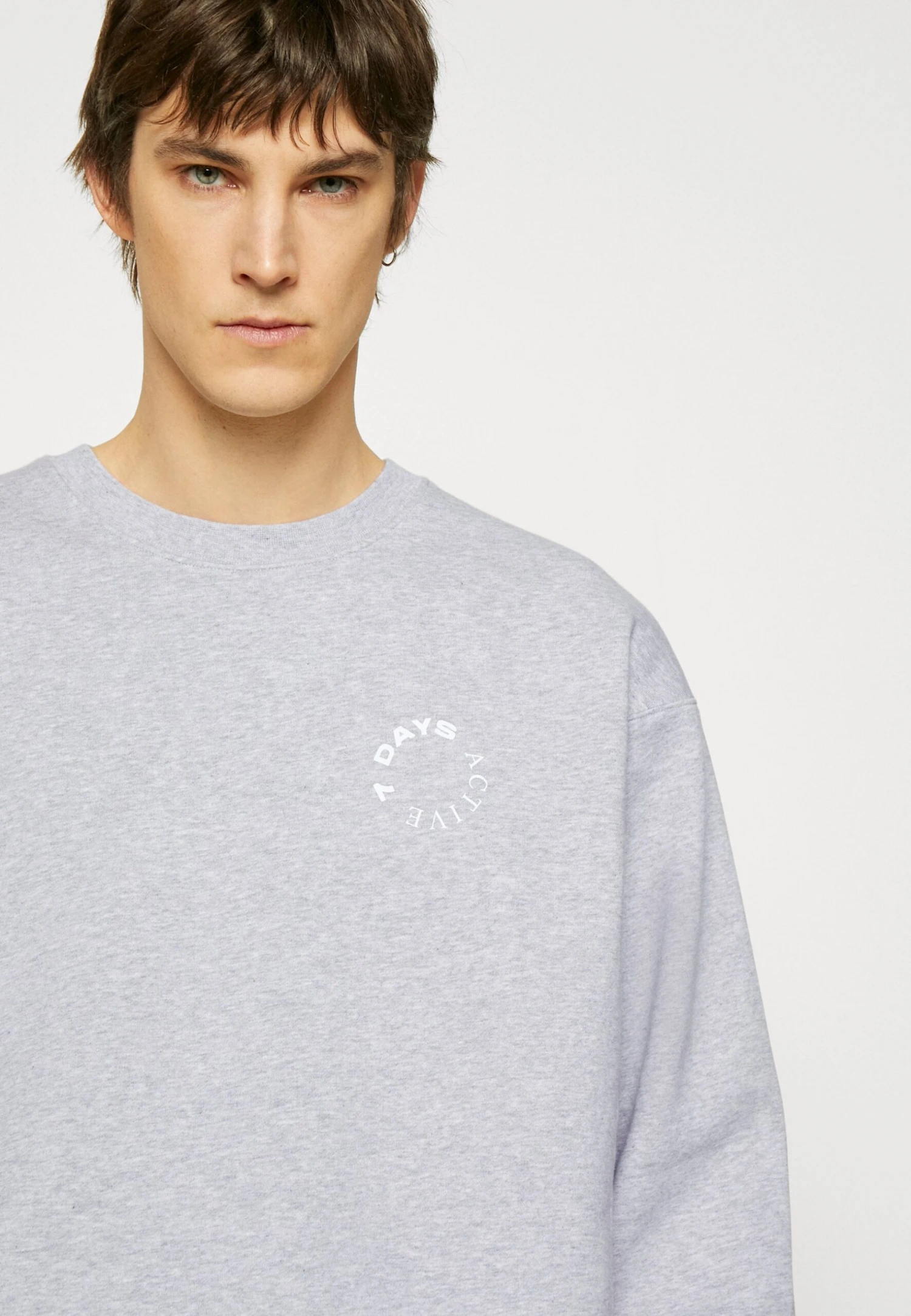 7 Days Active Organic Crew Neck - Sudadera - Heather Grey 8 7 Days Active Organic Crew Neck - Sudadera - Heather Grey - Imagen 6