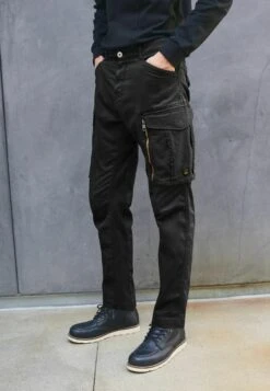 Next Zip Detail Stretch Regular Tapered - Pantalones Cargo - Black 11 Next Zip Detail Stretch Regular Tapered - Pantalones Cargo - Black -Solid Ventas 5450e505ab0d48239eef4190b65ac47d