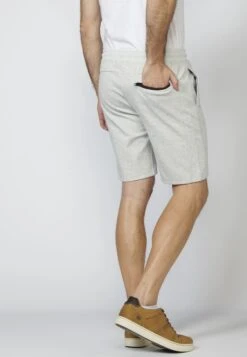 Koroshi Shorts - Gris Claro -Solid Ventas 5501776c87ed4787882e7975c68504a9
