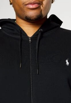 Double-Knit Full-Zip Hoodie - Sudadera Con Cremallera -Black -Solid Ventas 56eb3badc76f43dda0990e656fdc0049