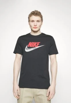 Nike Sportswear Tee Futura - Camiseta Estampada - Black -Solid Ventas 5835ecfbe60742ec92fa8b004e6e795e