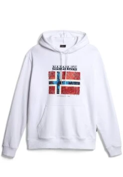 Napapijri Guieo- Jersey Con Capucha - Bright White