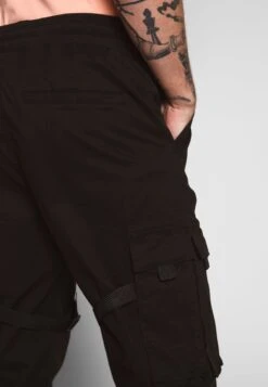 URBAN CLASSICS Tactical Trouser - Pantalones Cargo - Black -Solid Ventas 5e9d217bf8474141a0718117a8c8a8af