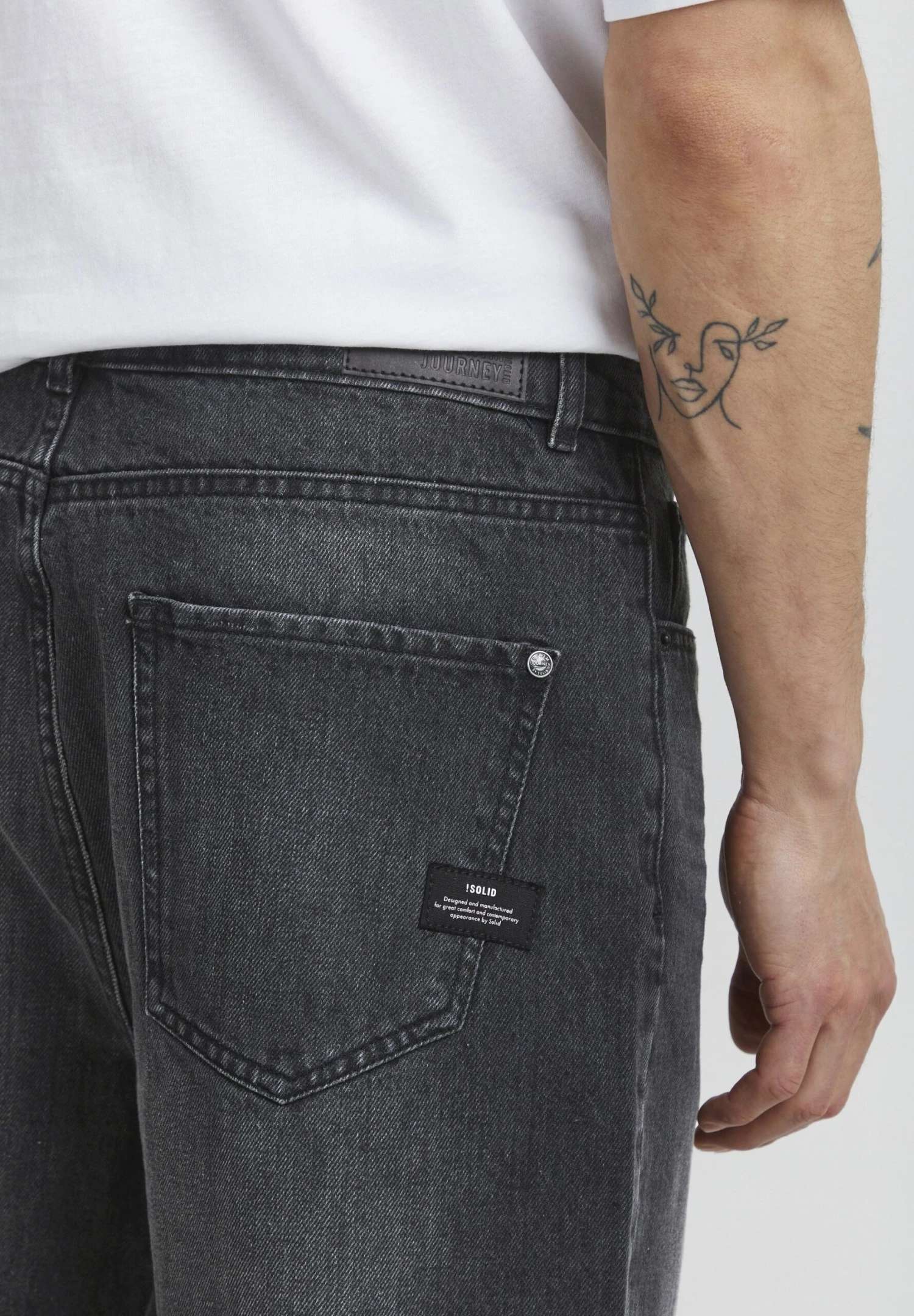 Solid Sdbrayson - Shorts Vaqueros - Black Vintage Denim 6 Solid Sdbrayson - Shorts Vaqueros - Black Vintage Denim - Imagen 5