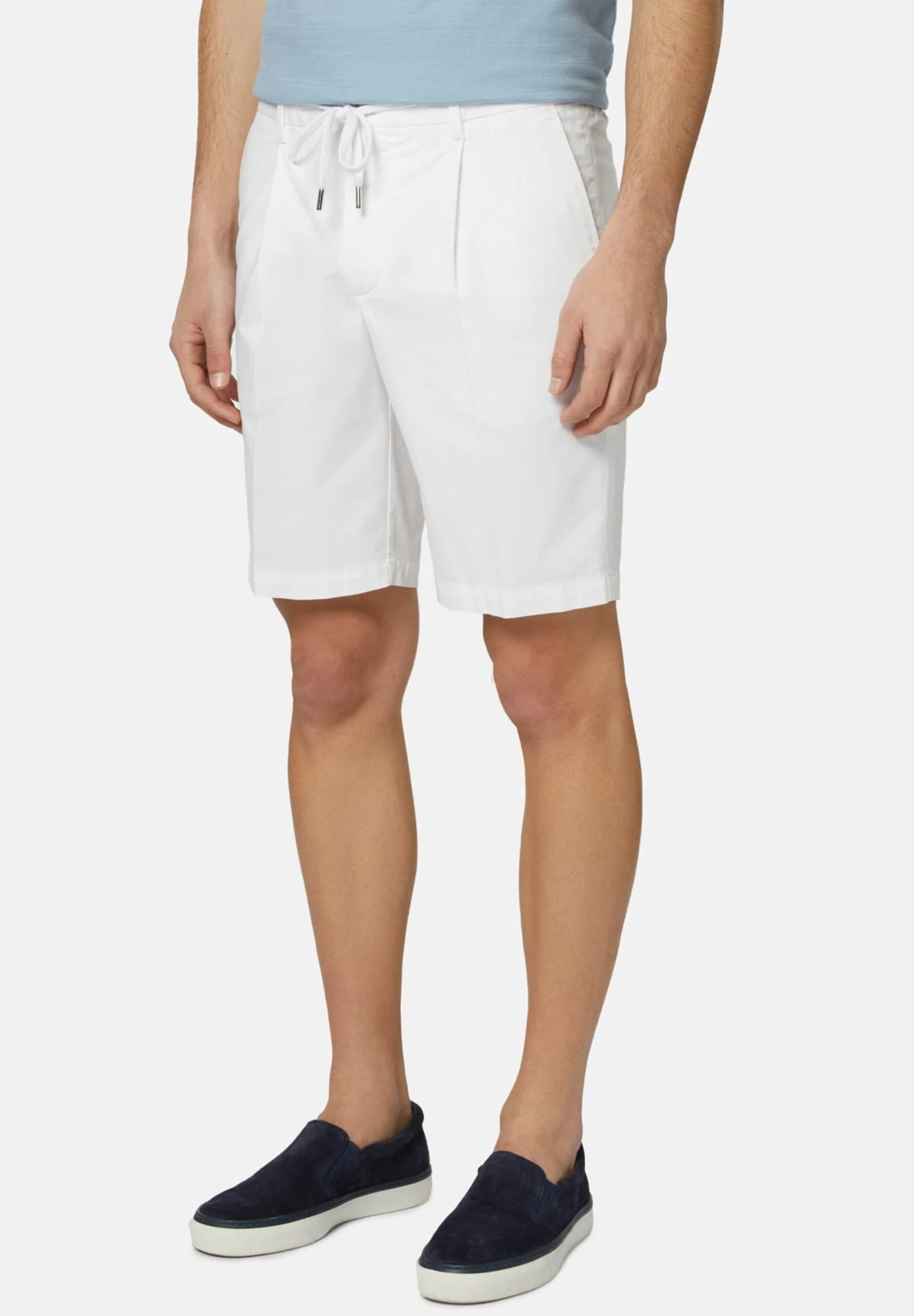 Stretch Summer Bermuda- Shorts - White 6 Stretch Summer Bermuda- Shorts - White - Imagen 4