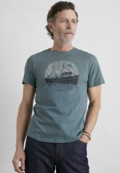 Camiseta Estampada - Skipper Boat Dusky Jade