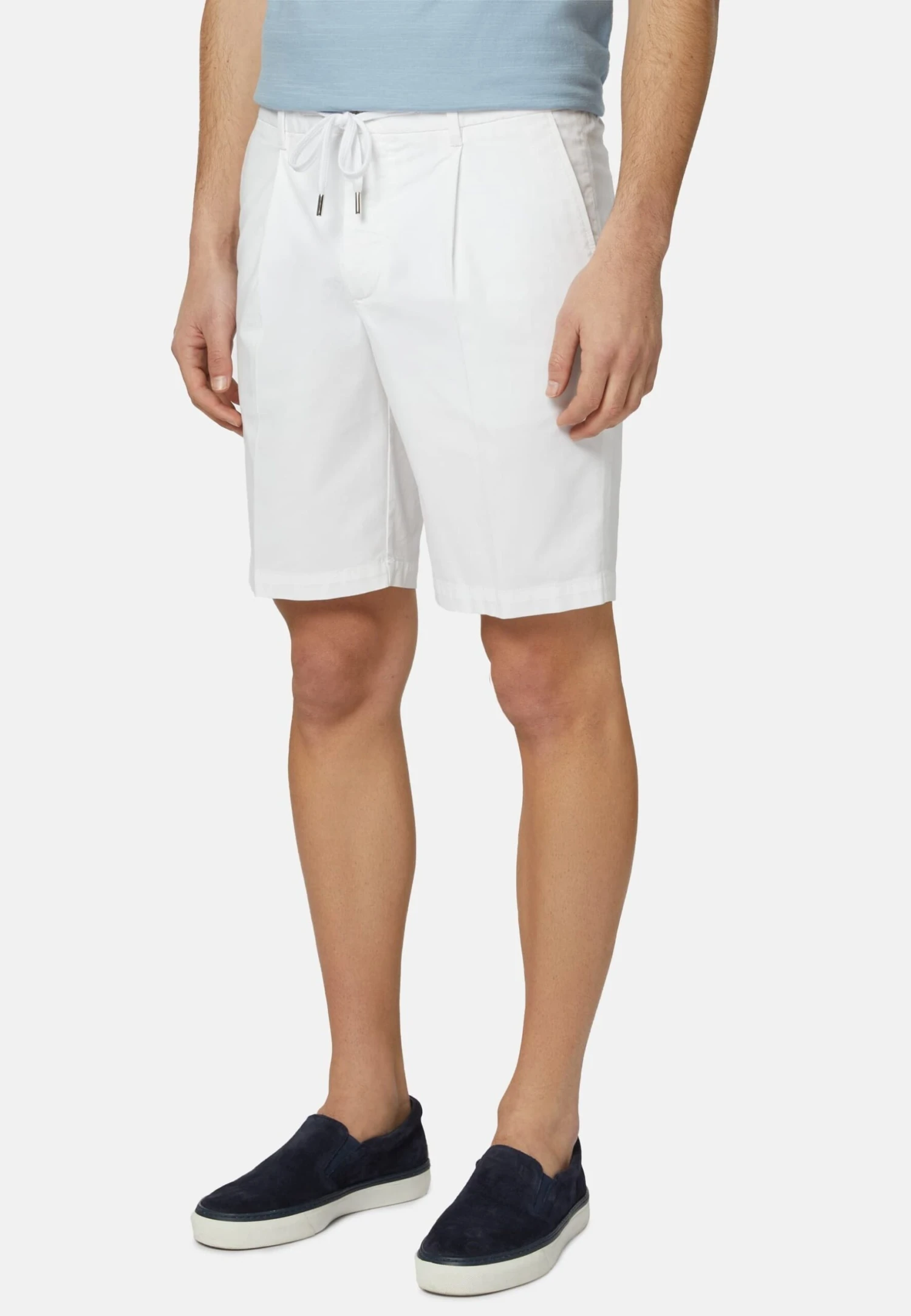 Stretch Summer Bermuda- Shorts - White 3 Stretch Summer Bermuda- Shorts - White