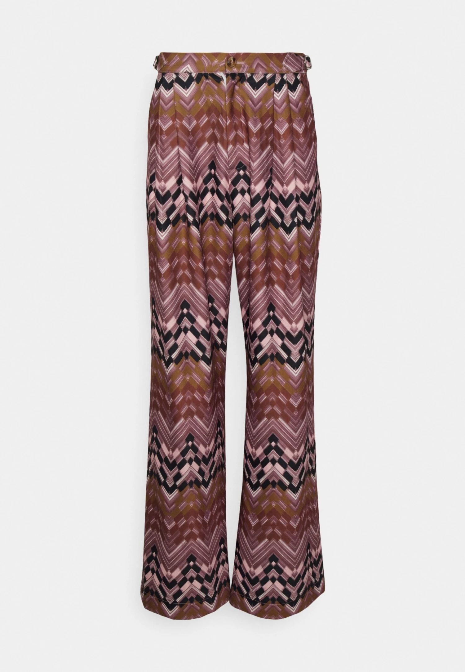 Temi Print Wide Leg Trousers - Pantalones - Pink 7 Temi Print Wide Leg Trousers - Pantalones - Pink - Imagen 5