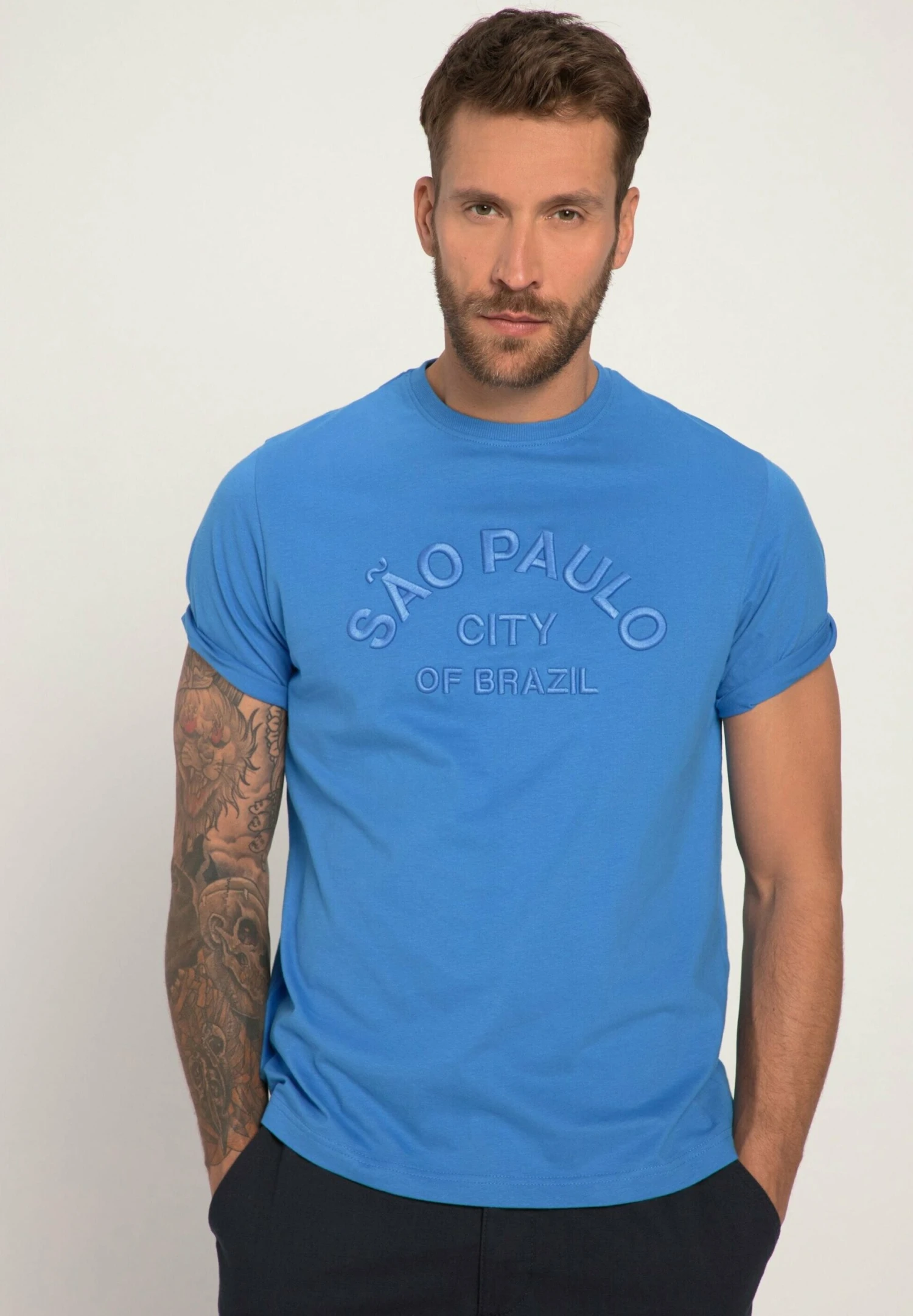 JP1880 Camiseta Estampada - Bleu D’Été 3 JP1880 Camiseta Estampada - Bleu D’Été