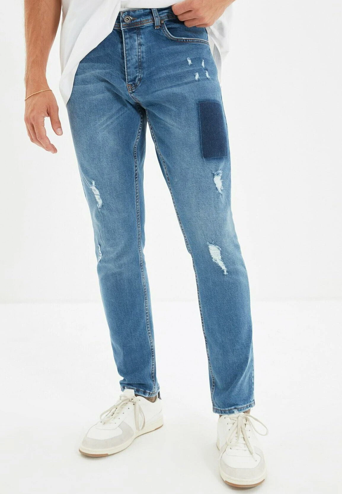 Trendyol Vaqueros Boyfriend - Navy Blue 3 Trendyol Vaqueros Boyfriend - Navy Blue