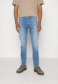 Jack & Jones Jjiglenn Jjoriginal - Vaqueros Slim Fit - Blue Denim