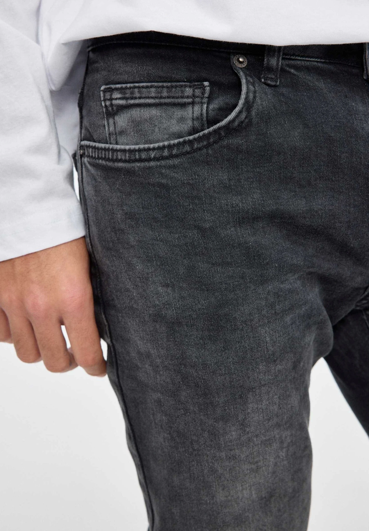 Vaqueros Slim Fit - Black 6 Vaqueros Slim Fit - Black - Imagen 4